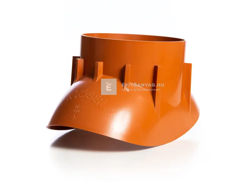 Klöber gázcső átvezető adapter 70/110 mm téglavörös Szuper akció