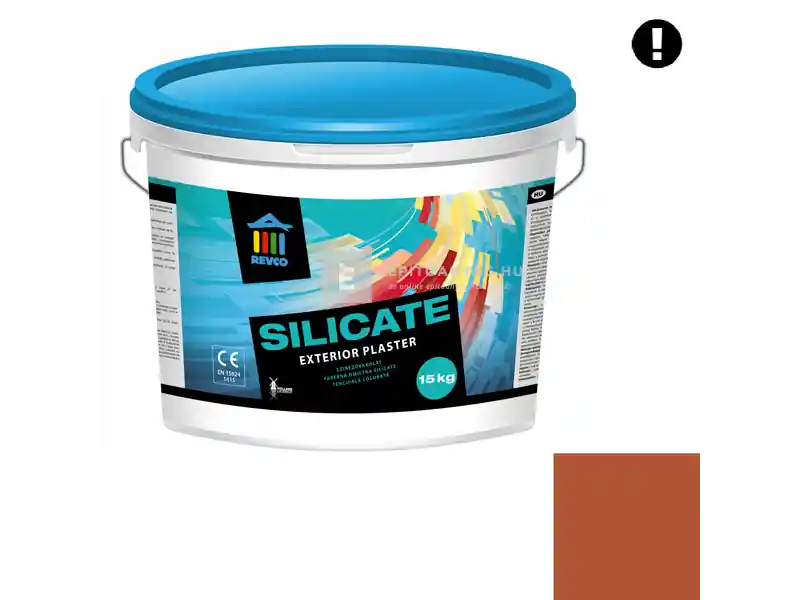 Nézd meg most Revco Silicate Struktúra gördülőszemcsés vékonyvakolat 2 mm cacao 5 15 kg
