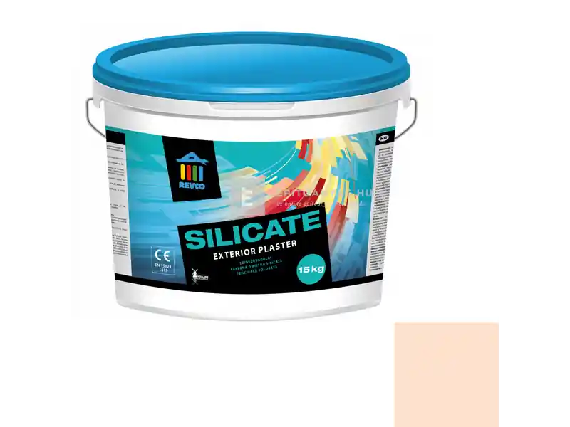 Gyors kiszállítás Revco Silicate Struktúra gördülőszemcsés vékonyvakolat 2 mm salsa 1 15 kg
