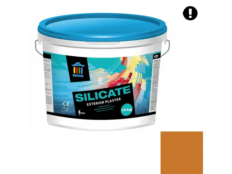 Csak ma Revco Silicate Struktúra gördülőszemcsés vékonyvakolat 2 mm caramel 5 15 kg