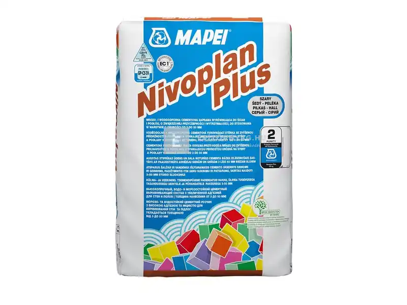 Mapei Nivoplan Plus simítóhabarcs szürke 25 kg Biztonságos fizetés