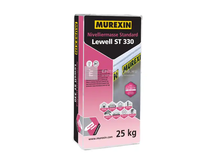 Murexin Lewell ST 330 Standard aljzatkiegyenlítő 3-30 mm 25 kg Ne maradj le