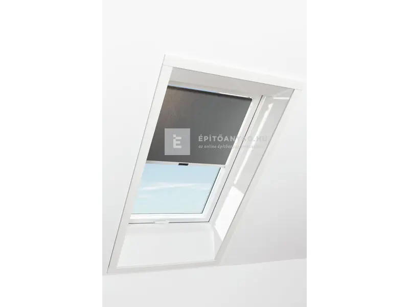 Exkluzív ajánlat Roto Designo ZRS R4/R7 74x98 cm, sötétszürke fényszűrő kampós roló, alumínium profilokkal