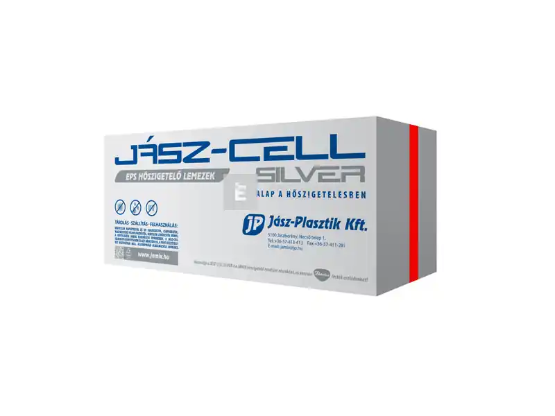Kedvezmény Jász-Cell Silver EPS 80, 8 cm grafitos hőszigetelő lemez
