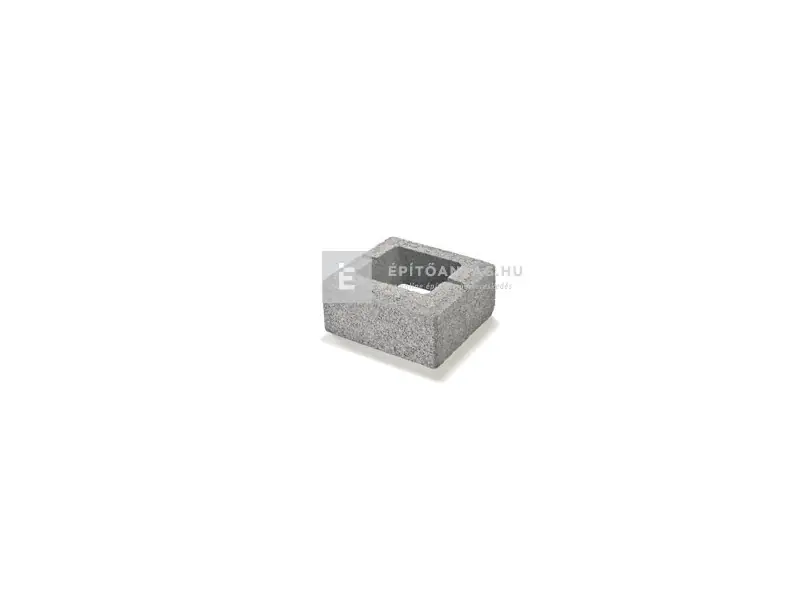 Semmelrock Rivago kerítéselem Slim félkő középszürke 20x20x9 cm Ne maradj le