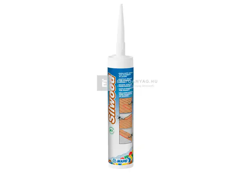 Mapei Silwood akril hézagkitöltő fa padlóhoz P11 szürke 310 ml Árcsökkenés