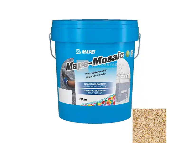 Mapei Mape-Mosaic díszítővakolat 1,6 mm mandula 20 kg Ne maradj le