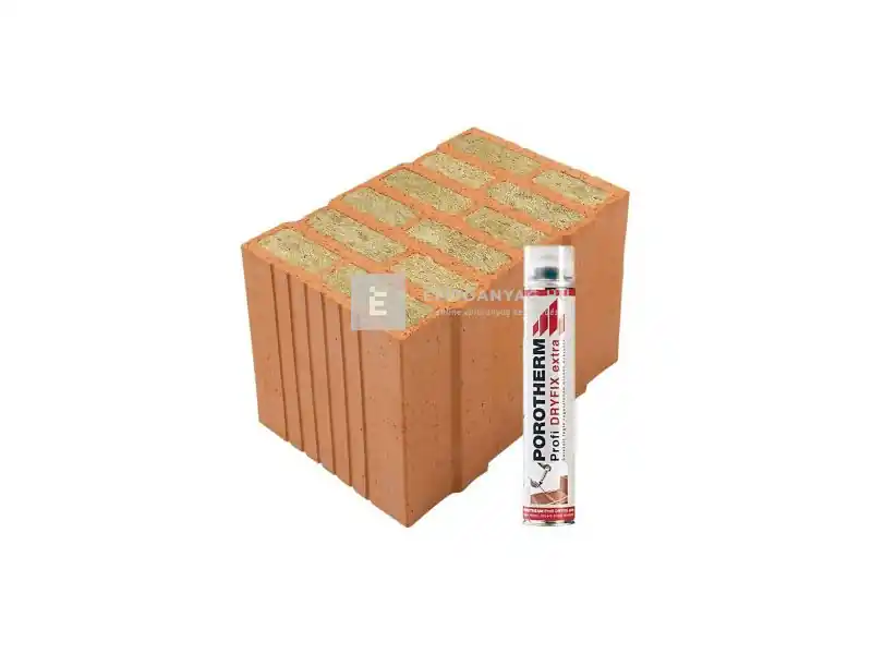 Újdonság Wienerberger Porotherm 38 Thermo Rapid Dryfix tégla