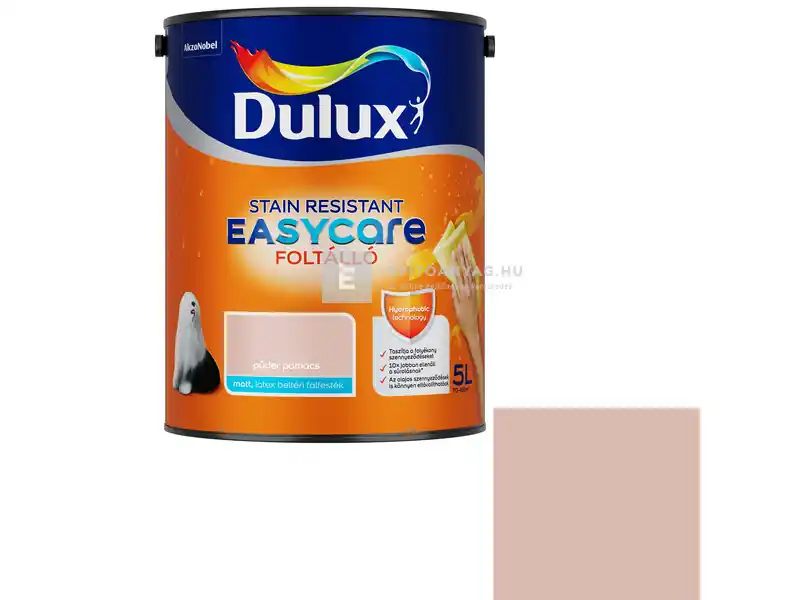 Ajánlat Dulux EasyCare matt, foltálló beltéri falfesték púder pamacs 5 l