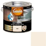 Legkelendőbb Sadolin Extreme vizesbázisú vastaglazúr selyemfényű fehér 2,5 l