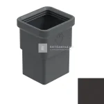 Kihagyhatatlan ajánlat Galeco PVC2 080 grafit karmantyú 80x70mm, gumitömítéssel, szögletes