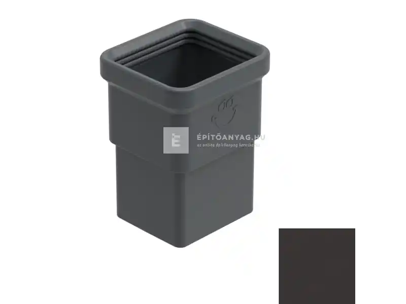 Kihagyhatatlan ajánlat Galeco PVC2 080 grafit karmantyú 80x70mm, gumitömítéssel, szögletes