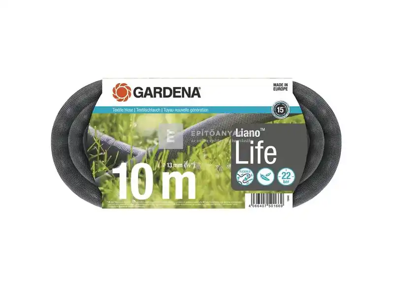Gyors szállítás Gardena Liano Life textiltömlő 10 m