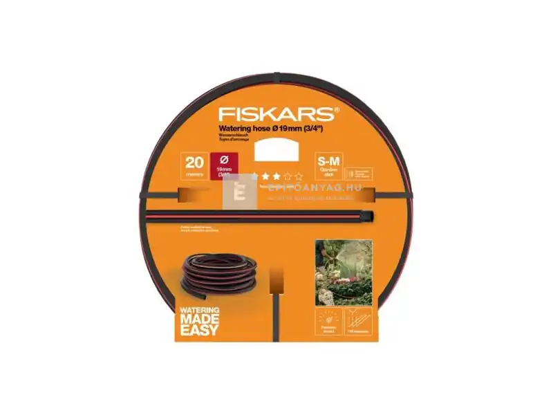 Csak ma Fiskars locsolótömlő 3/4", 20 m, Q3