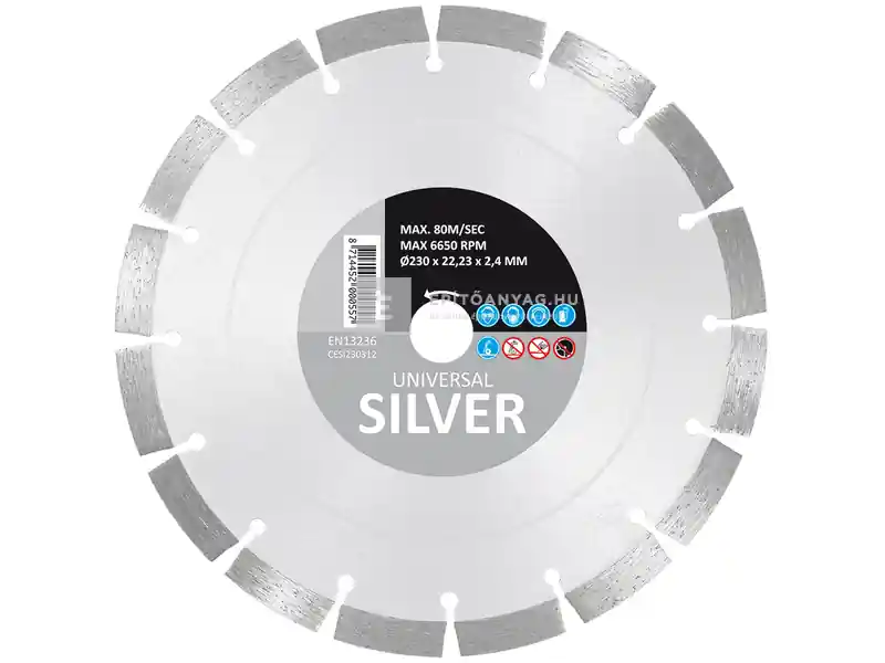 Csak ma Hikoki Carat Silver gyémánttárcsa univerzális 230 mm