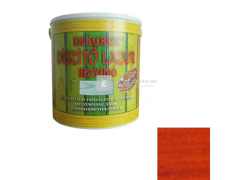 Legnépszerűbb Dekorex vékonylazúr mahagóni 2,5 kg