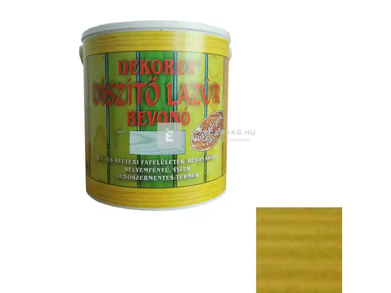 Dekorex vékonylazúr olajzöld 2,5 kg Szuper akció