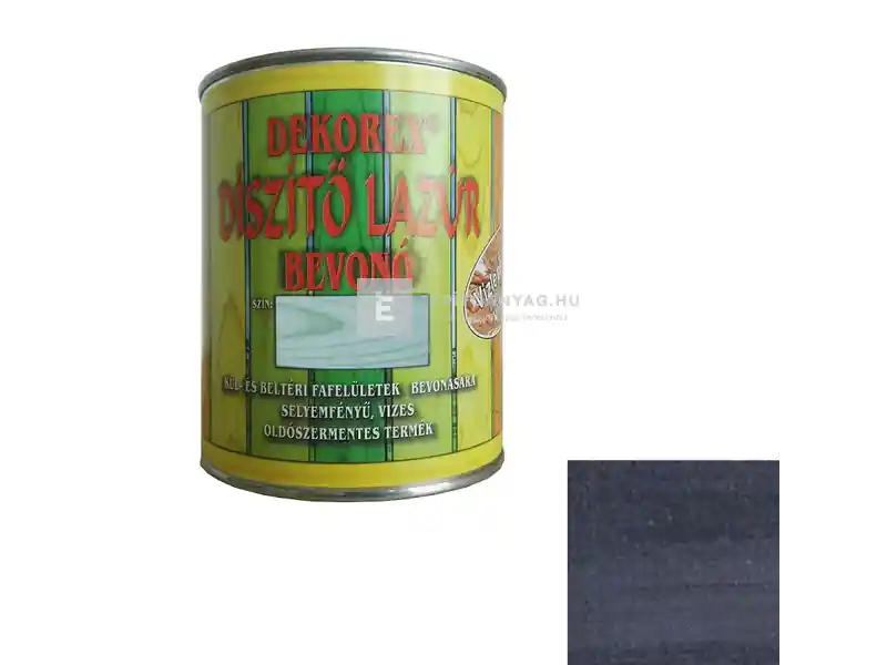Dekorex vékonylazúr grafit 0,75 kg Szezonális akció