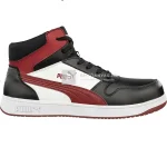 Puma Frontcourt Blk/Wht/Red Mid S3L ESD FO HRO SR munkavédelmi bakancs 48 Legkelendőbb