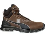 Árengedmény Puma Condor Brown Mid S3 ESD SRC munkavédelmi bakancs 41