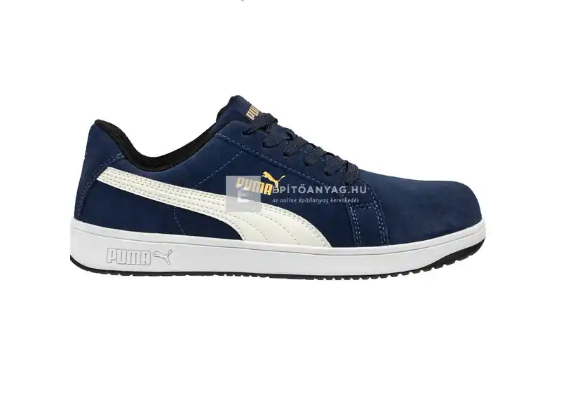 Nézd meg most Puma Iconic Suede Navy Low S1PL ESD FO HRO SR munkavédelmi cipő 45