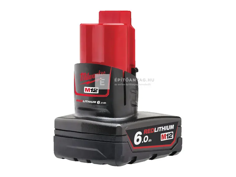 Azonnali szállítás Milwaukee M12B6 Redlithium akkumulátor 12 V / 6,0 Ah