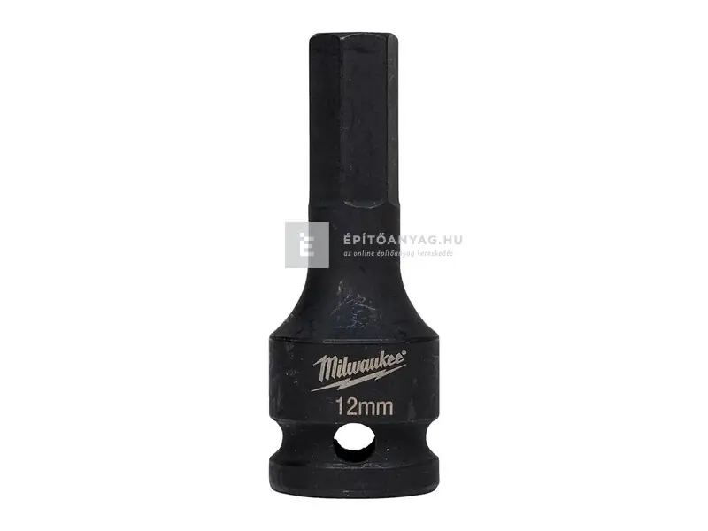 Milwaukee dugókulcs külső hatlap 12 mm, 1/2" SQ befogás Szuper akció