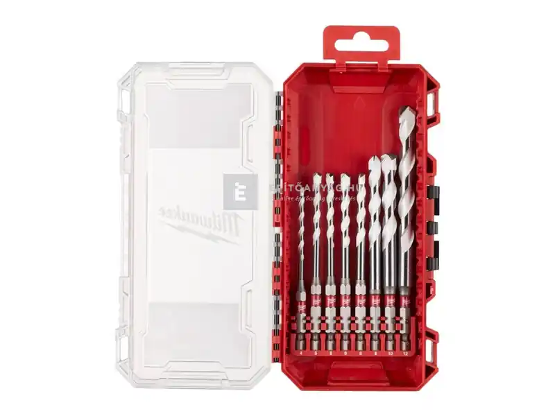 Csak ma Milwaukee Shockwave többfunkciósfúrószár-készlet, 8 db