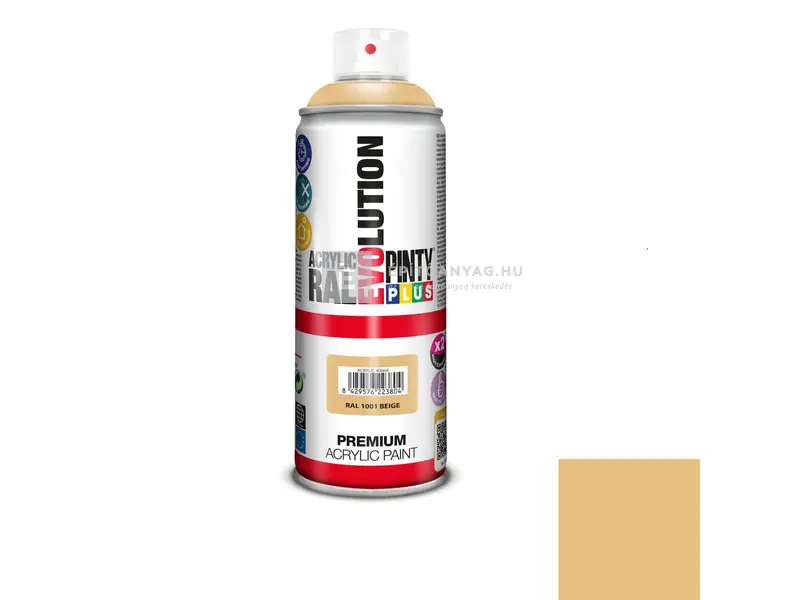 PintyPlus Evolution akril festék spray RAL 1001 beige 400 ml Gyors kiszállítás