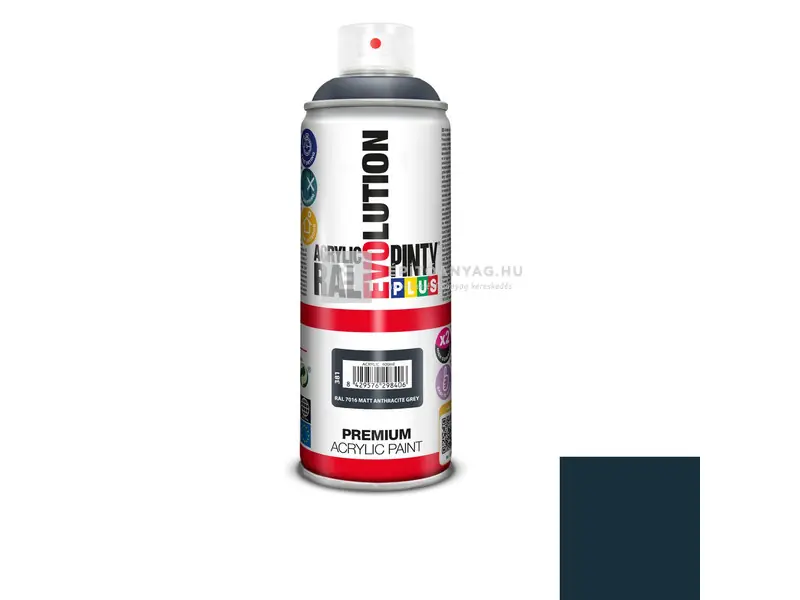 Nézd meg most PintyPlus Evolution akril festék spray RAL 7016 anthracite grey 400 ml