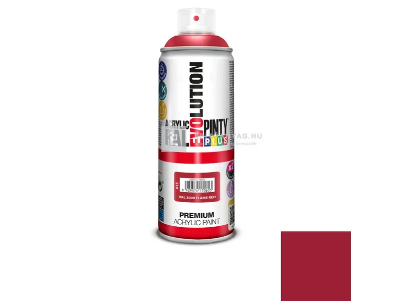Exkluzív ajánlat PintyPlus Evolution akril festék spray RAL 3003 ruby red 400 ml