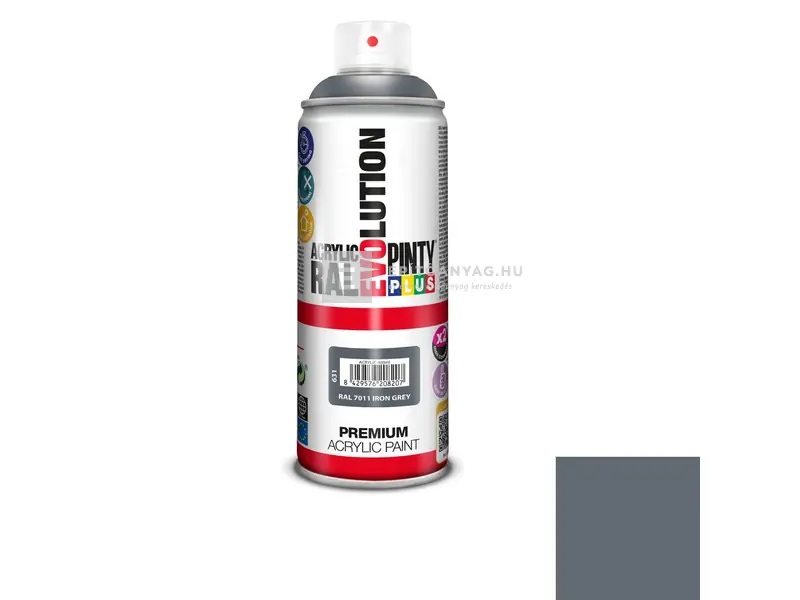 PintyPlus Evolution akril festék spray RAL 7011 iron grey 400 ml Olcsóbb