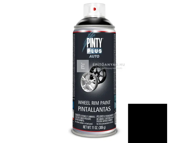 Népszerű PintyPlus Auto keréktárcsafesték-spray fekete 400 ml
