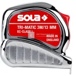 Azonnali szállítás Sola Tri-Matic 3 mérőszalag 3 m