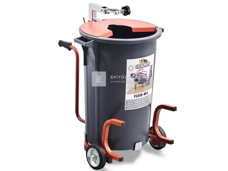 Olcsóbb Raimondi Fluid Mix kerekes, billenthető keverőedény 75 l