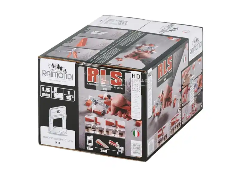 Raimondi HD lapszintező készlet, 1,5 mm, 3-12 mm lapvastagsághoz, 250 db-os Szezonális akció
