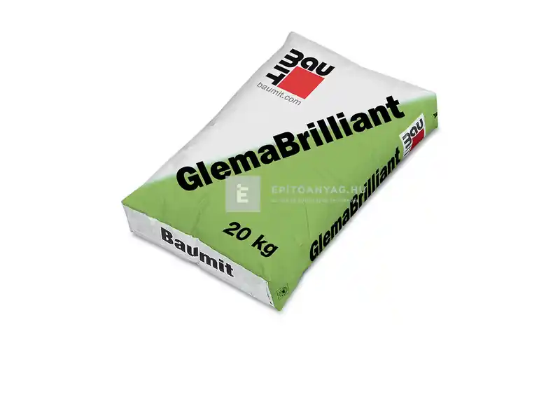 Baumit GlemaBrilliant 0-3 mm glett, hófehér 20 kg Expressz szállítás