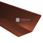 Biztonságos fizetés Terrán vápaelem, acél barna 50x200 cm