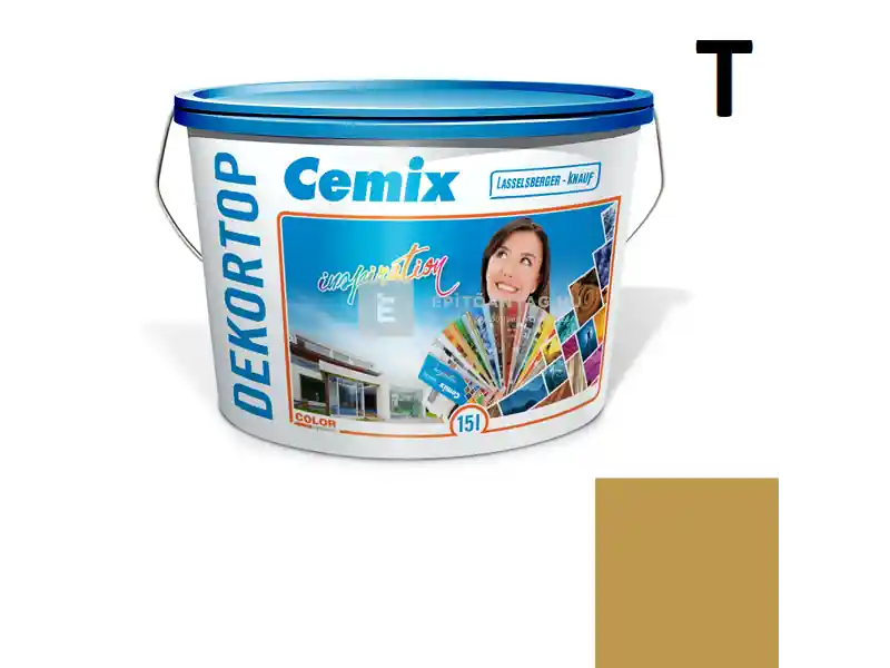 Kedvezmény Cemix 2802 DekorTOP diszperziós homlokzatfesték 4379 orange 15 l