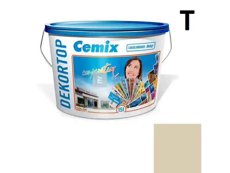 Vásárlói kedvenc Cemix 2802 DekorTOP diszperziós homlokzatfesték 4945 brown 15 l