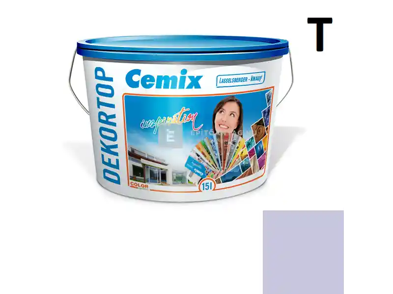 Bestseller Cemix 2802 DekorTOP diszperziós homlokzatfesték 6713 intense 15 l
