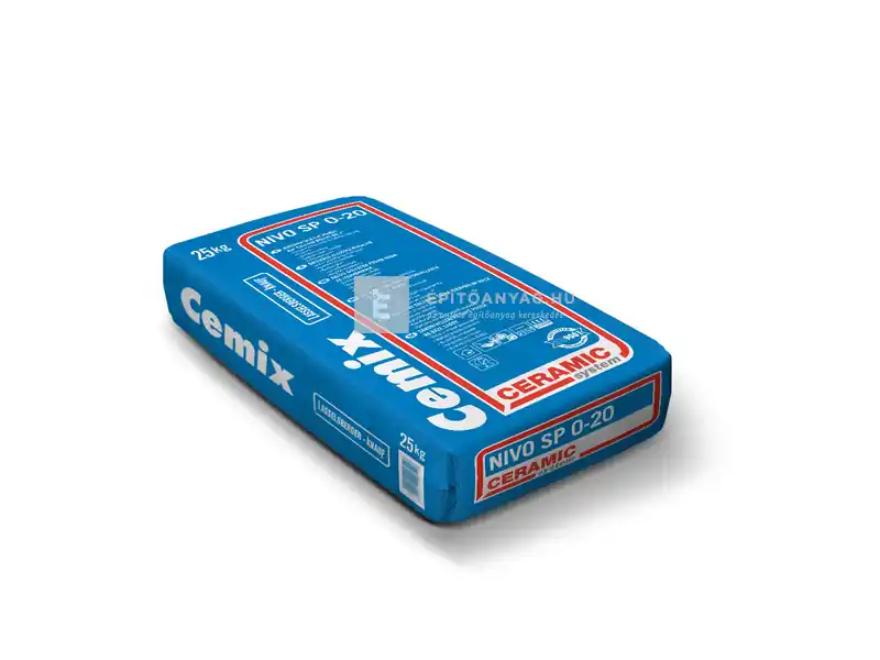 Biztonságos vásárlás Cemix 5570 Nivo SP 0-20 önterülő padlókiegyenlítő nagyszilárdságú 25 kg
