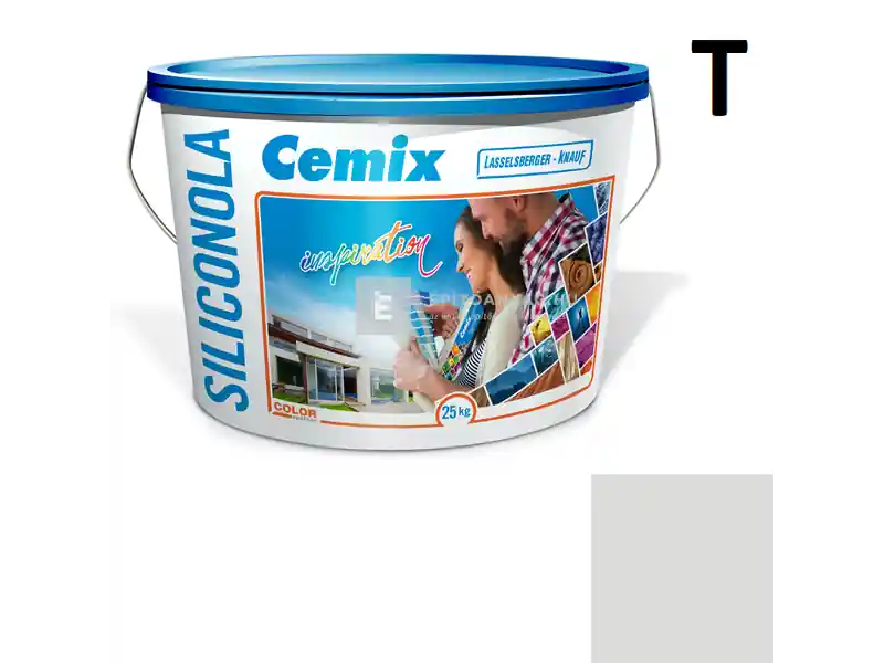 Cemix 2737 SiliconOLA Extra szilikon vékonyvakolat, kapart 1,5 mm 5343 rock 25 kg Biztonságos fizetés