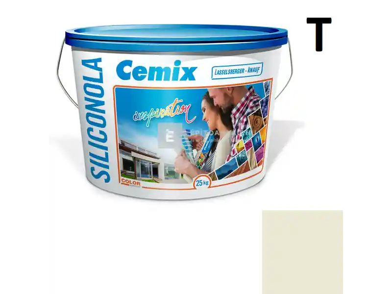 Cemix 2733 SiliconOLA szilikon vékonyvakolat, kapart 1,5 mm 4201 cream 25 kg Biztonságos fizetés