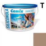 Gyors szállítás Cemix 2733 SiliconOLA szilikon vékonyvakolat, kapart 1,5 mm 4927 brown 25 kg