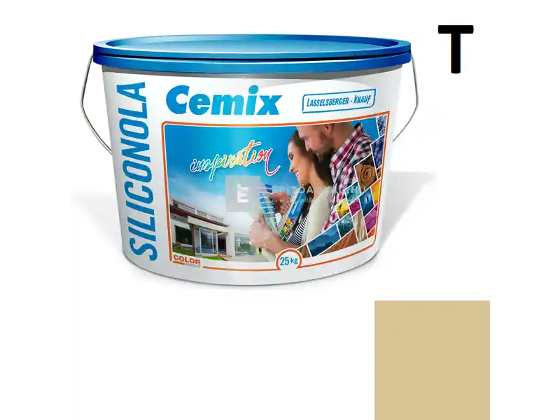 Biztonságos vásárlás Cemix 2733 SiliconOLA szilikon vékonyvakolat, kapart 1,5 mm 4955 brown 25 kg