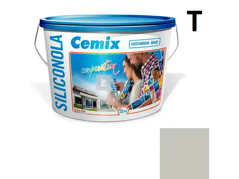 Újdonság Cemix 2733 SiliconOLA szilikon vékonyvakolat, kapart 1,5 mm 5347 rock 25 kg