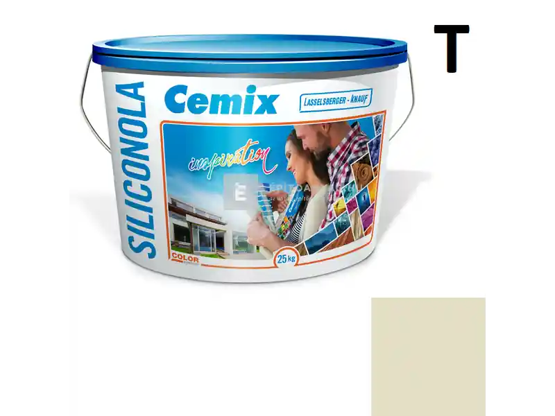 Cemix 2733 SiliconOLA szilikon vékonyvakolat, kapart 2 mm 4211 cream 25 kg Olcsóbb