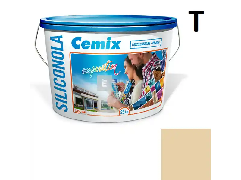 Szuper akció Cemix 2733 SiliconOLA szilikon vékonyvakolat, kapart 2 mm 4333 orange 25 kg
