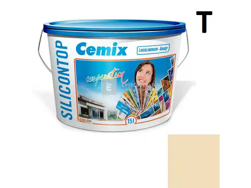 Korlátozott ajánlat Cemix 2800 SiliconTOP szilikon homlokzatfesték 4353 orange 15 l